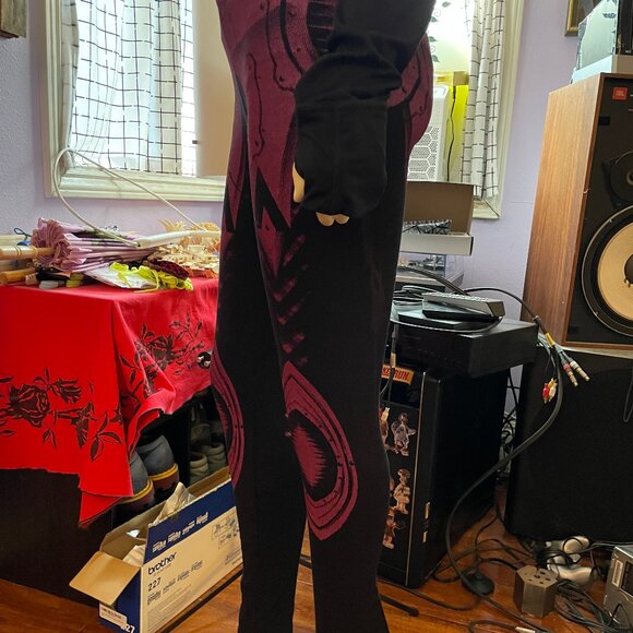 Lip Service Hyperintelligence leggings pants black pink S NWOT - Picture 3 of 6